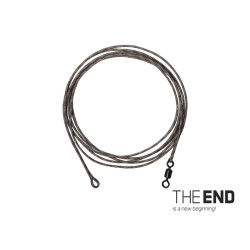 Przypony włosowe THE END Leadcore + swivel / 3szt